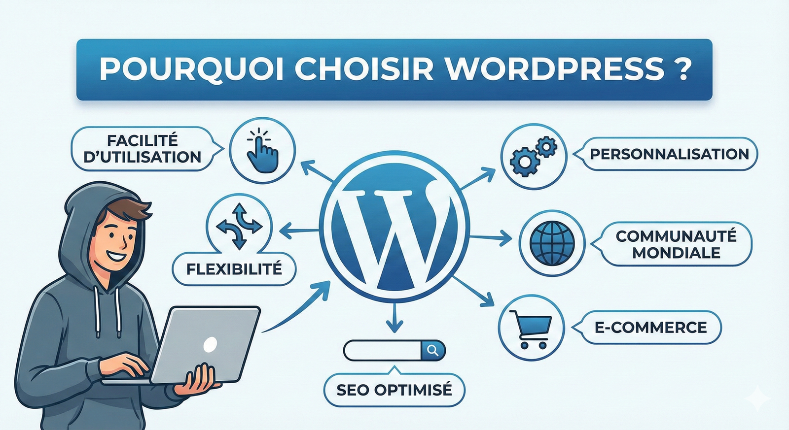 pourquoi choisir wordpress pour la création de votre site internet
